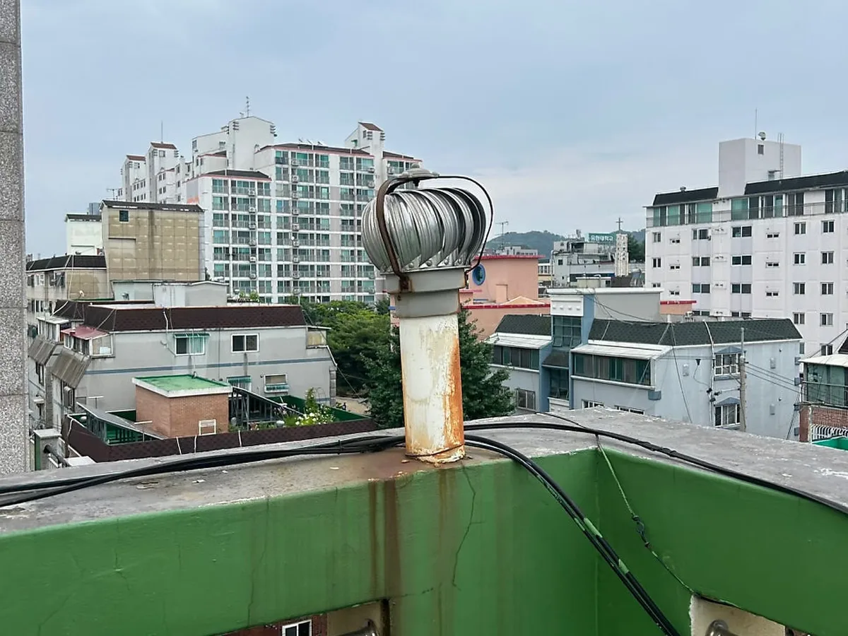 환풍기 교체 수리 현장 사진